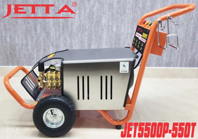 Máy xịt rửa xe ô tô áp lực cao JET-5500P-250T Công suất 5,5KW -200Bar May xit rua xe o to JET5500P 250T